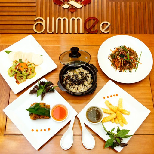 Món ăn ở Aummee  luôn được tận tâm trang trí tỉ mỉ và tinh xảo.